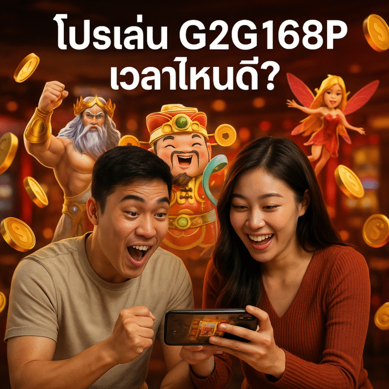 โปรเล่น G2G168P เวลาไหนดี?