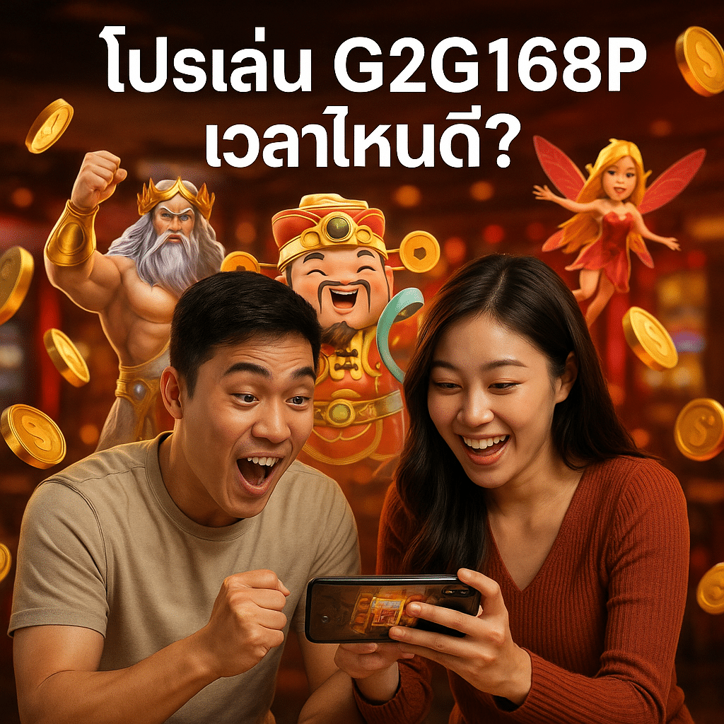 โปรเล่น G2G168P เวลาไหนดี?