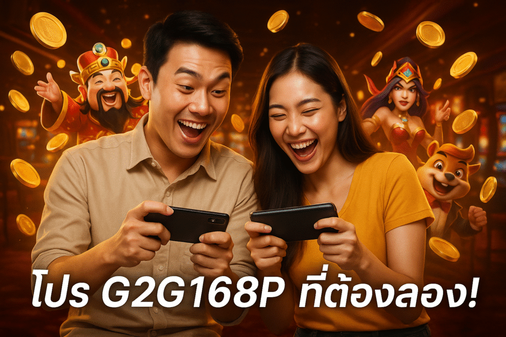 โปรโมชั่น G2G168P ที่ต้องลอง!